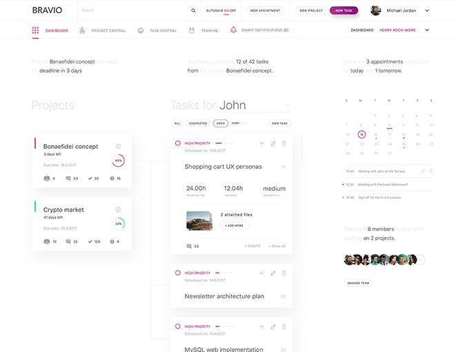 Exmaple dashboard five